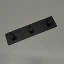 Self Adhesive Towel Hooks for Bathrooms Black Stick on Wall Hooks Bath Adhesive Towel Hanger Peel and Stick Matte Black Shower Hooks for Wall Adhesive Coat Hook for Wall Mount 3 Hooks