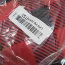 Aneco 4 Pack Big Christmas Buffalo Plaid Drawstring Gift Bags Red and Black Plaid Cotton Christmas Gift Bag Fabric for Xmas Game Party Supplies Santa Claus Backpacks, Extra Large Size 31.5 x 21.7 Inch