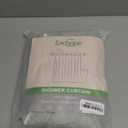 eachope Extra Long No Hooks Needed Linen Textured Shower Curtain with Snap-in Fabric Liner Set, Sage Green Hotel Luxury Decor Shower Curtains for Bathroom, Waterproof & Washable, 71Wx86H