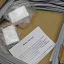 (GRAY) W10830162 Refrigerator Door Gasket (2 Pack),French Refrigerator Door Gasket Compatible with Whirlpool KitchenAid Fit Model WRF535SMBM00 Refrigerator Door Seal Part Replaces 12723206AP etc