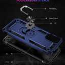 Case for Motorola Edge 2022 Case Cover,Magnetic Car Mount Bracket Shell Case for Motorola Moto Edge 2022 / Edge Gen.3 5G 2022 Case Blue