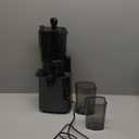 Juicer Machines with 5.8" Large Feed Chute, Cold Press Juicer for Whole Vegetables and Fruits 400W, Slow Masticating juicer Easy to Clean Juice Extractor Machine High Juice Yield (Titanium Gray)