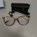 Gaoye Blue Light Blocking Glasses - Trending Round TR90 Frames, Metal Arms, UV400 Protection - Matching Soft Case