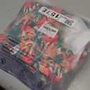 Itzel Women's Ruched Twist Front One Piece Swimsuit Tummy Control Push Up Vintage Retro Bathing Suits Red Flowers Green Leaf 12