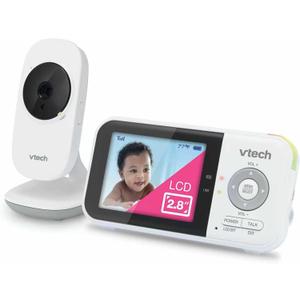 VTech VM819 Non-WiFi Video Baby Monitor with Camera - 2.8 Color Screen, 1000ft Range, 19Hr Battery, Night Vision, Temp Sensor, Lullabies - Secure Private Hack-Proof