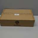 ELYONA Wood Tripod Floor Lamp, Mid Century Reading Standing Lamp with 3 Color Temperatures & Linen Shade, Modern Night Light for Bedroom, Farmhouse, Living Room, Office, 9W LED Bulb Included, Brown