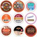 Perfect Samplers Hazelnut Coffee Pods Variety Pack, Medium Roast for Keurig K Cups Machines, Assorted Sampler, 30 Count