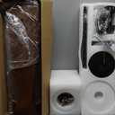 60 Inch Ceiling Fan No Light, Wood Indoor Outdoor Ceiling Fans for Patios Living Room Bedroom Gazebo, Big High CFM Wet Rated Wooden Propeller Ceiling Fan for Sloped Ceiling (Walnut)