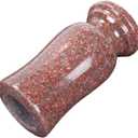 Granite Memorial Cemetery Vase for Grave Decoration,10" Height Headstone Flower Holder with Drain Hole