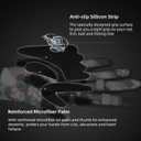 2 x RUNCL Fishing Gloves Winter Warm RAGUEL, Touchscreen Outdoor Fishing Gloves, Neoprene 3 Cut Fingers Cycling Gloves, Convertible Windproof for Men Women Ice Fishing Photography Kayaking (XXLwomen choose a smaller size than normal wear), BlueUpgraded Version)