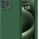 LOVE 3000 Designed for iPhone 15 Pro Max Case, Premium Silicone with [Soft Anti-Scratch Microfiber Lining] Shockproof Protective Phone Case for Men Women Girls 6.7", Green