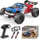 Scientoy 1/16 RC Cars 45 KPH, 4WD All Terrain High Speed Remote Control Car, Offroad RC Truck with 2 Rechargeable Batteries, 60 Mins Runtime, 2.4GHz Fast RC Cars for Adults, Kids and Boys Gifts