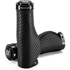 ROCKBROS Ergonomic Design Mountain Bike Grips,Double Lock-on and Non-Slip Bike Grips,Cushioned Comfortable Bicycle Handlebars Grips,for Commuting