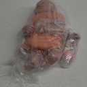 Aori Reborn Baby Doll Lifelike - 20" Realistic Newborn Girl, Handmade Soft Cloth Body, Lifelike Features, Nice Gift for Kids 3+, Elderly and Collectors (Light Orange)