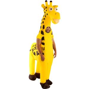 Morph Inflatable Giraffe Costume Adult, Giraffe Outfit, Inflatable Giraffe Costume for Parties, Festivals, Events, One Size