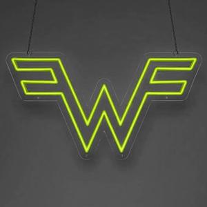 Weezer Green Neon Sign
