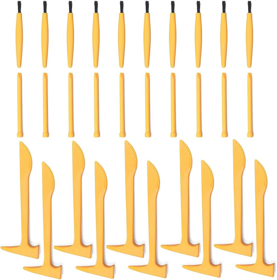 30 Pcs Dino Fossils Dig Kit Digging Hammer Chisel Brush Archaeological Excavation Tool Kit Science Kits for Girls Boys