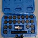 BELEY 22PCS Wheel Locking Nut Key Kit Compatible with VW Volkswagen VAG, Wheel Lock Nut Socket Adapter Set for Anti-Theft Lug Nuts