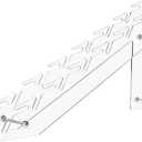 STAUBER Best Acrylic Baseball Cap Rack - The Original Multipurpose Hat Display Organizer - Made in the USA! (Clear, 2 Pack)