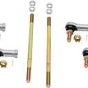 Tie Rod End Kit, Compatible With 2007-2014 Honda Rancher 420, 1988-2000 Honda FourTrax 300, 01-08 Honda Sportrax 250, 09-20 Honda TRX250X, Ball Joint Set, ATV UTV Part Accessories, 2 Tie Rods&4 Ends