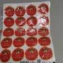 40 Merry Christmas Stickers, 2 Inch Big Round Glossy Labels, Great for Holiday Season Gifts, Gift Bag, Cards, Envelopes, Boxes, Tags, and Supplies. Made in USA