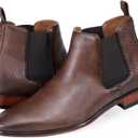 Tommy Hilfiger Men's Sesame Boot (12, Dark Brown)