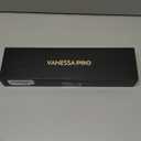 VANESSA PRO Flat Iron Hair Straightener, 100% Pure Titanium Flat Iron for One Pass to Achieve a Sleek Look, Curls Beautifully & Straightens Well - 1 inch