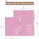Rileys Academic Planner 2025-2026, Daily, Weekly & Monthly Planner, July 2025 - June 2026, Student Notes Pages, Twin-Wire Binding, Weekly Agenda for School & Work (8.5 x 11-Inches, Pink, Classic)