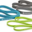 Gaiam Restore Resistance Training Workout Pull Up Bands 2 Pack - Extra-Strong Durable Progressive Resistance Exercise Loop Cords for Assisted Pull Ups and Strength Bands Training