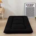 MAXYOYO Cot Japanese Floor Futon Mattress, Single Size Tatami Mat Sleeping Pad Foldable Roll Up Boys Girls Narrow Mattress Kids Lounger Pillow Bed