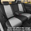 HKZ Custom Fit RAV4 Hybrid Car Seat Covers Set for 2019 2020 2021 2022 2023 2024 2025 Toyota RAV4 Hybrid Model Only LE,XLE,Limited,Woodland Edition,XLE Premium- 5 Seats Full Set Leather(Black&Grey)