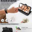 OCASE Compatible with iPhone 15 Wallet Case, PU Leather Flip Folio Case with Card Holders RFID Blocking Kickstand [Shockproof TPU Inner Shell] Phone Cover 6.1 Inch 2023, Black