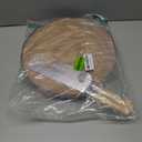 Rotating Cake Stand 12" Wood Cake Stand with Cake Cutting Set,Rustic Wooden Cake Stands for Party/Wedding/Baking Gifts/Event/Cake Turntable for Decorating