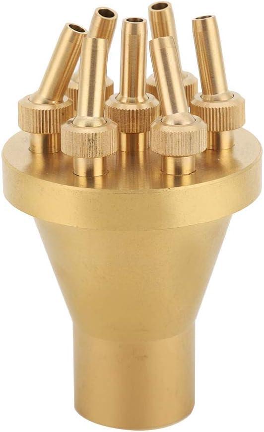 Fdit FNPT 1" DN25 2 Tier Center Straight Style Fountain Nozzle Garden Pond Spray pond fountain head Tool for Home Garden