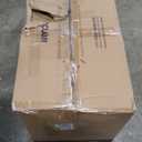 COLAMY Ergonomic Mesh Office Chair with Footrest, Executive High Back Computer Desk Chair with Wide Headrest and Adjustable 3D Arms, Fixed Tilt Lock and Lumbar Support (Black) (5188-Black-New)