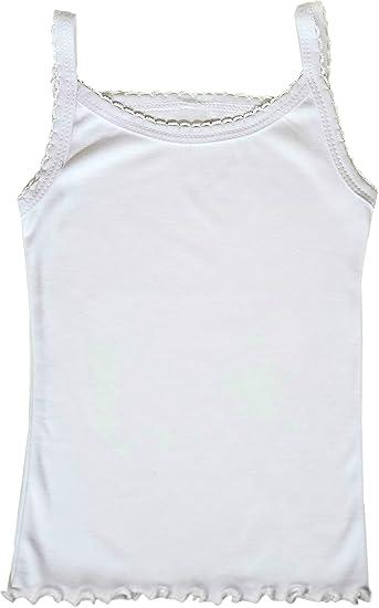 B-One Kids Girls' Matching Cotton Camisole Tank Top Undershirt & Underwear 4 Piece Set Size 2