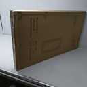 MUAUSU Wall Mirrors Decorative Full Length- 47" x 25" Gorgeous Rectangle Frameless Mirrors for Living Room Bedroom