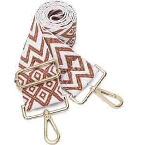 GINJKGO Purse Straps Replacement Crossbody - Crossbody Straps for Purses, Wide Shoulder Strap for Handbags Beige (Wide:2'''')Medium