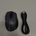 TECKNET Wireless Mouse (BT5.0/3.0 & 2.4G) Rechargeable 4800 DPI Silent USB A & Bluetooth Mouse 6 Buttons, Wide Compatibility - Grey