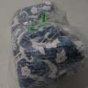 Blue and White Round Rug 5 Ft Rugs for Entryway Washable Circle Entrance Rug Non Slip Round Doormat Indoor Printed Faux Wool Round Front Door Mat Floor Carpet for Backdoor, Bedroom