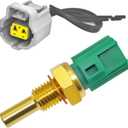 Engine Coolant Temperature Sensor 89422-20010 89422-35010 with Connector Pigtail Harness Compatible with Toyota 4Runner Tacoma Camry Tundra Lexus ES350 ES330 GX460 GS350 RX300