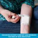 MedVance Super Absorbent Dressing, Non-Adhesive Pads for Wound Care, for Pressure Ulcers & 1st/2nd Degree Burns, Superior Moisture Absorption, Box of 10 dressings (6"x6" Bandage, 5"x5" Pad)