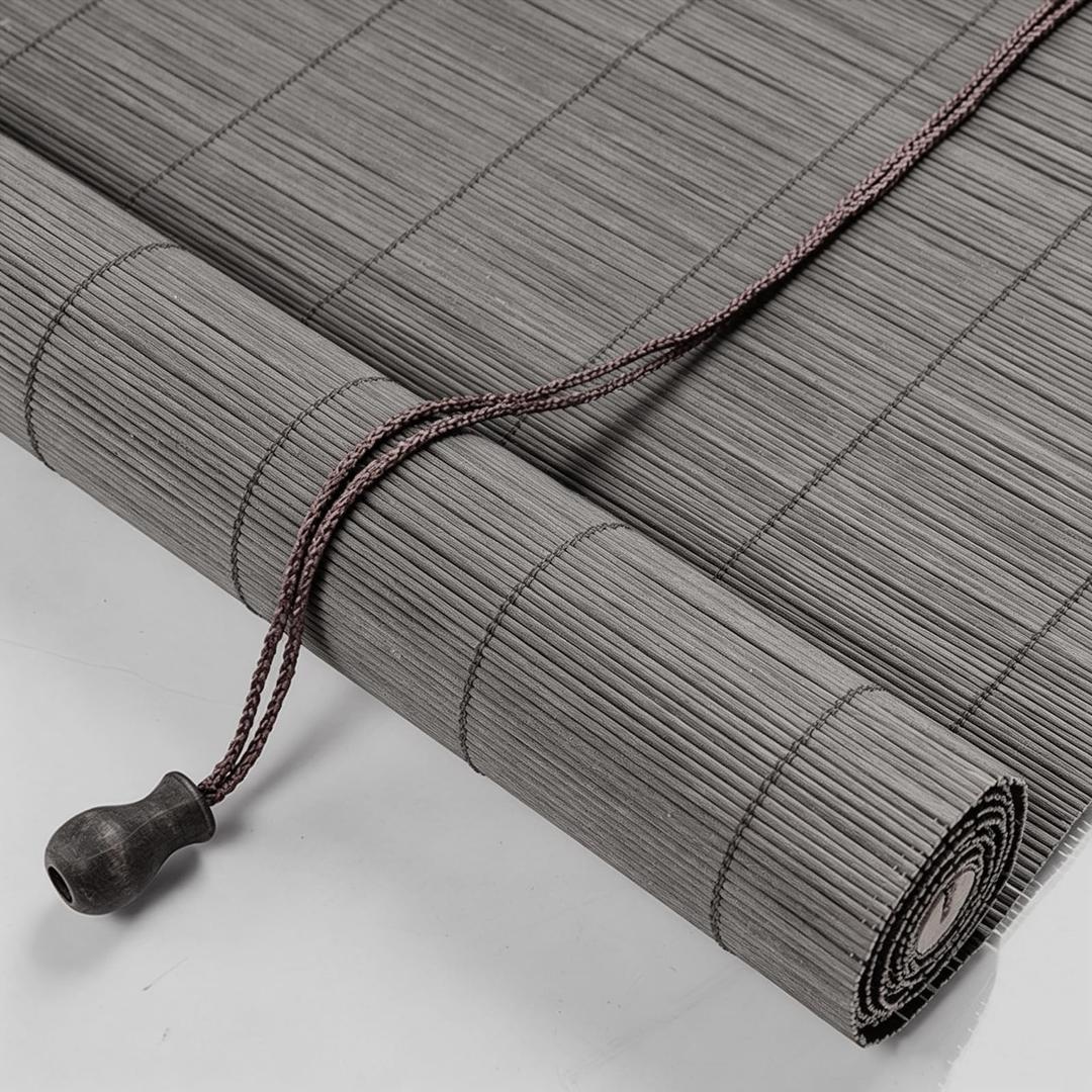 Bamboo Blinds for Interior Windows, 40"W X 63"H Bamboo Roller Shades Indoor