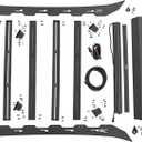 Rough Country Roof Rack System with 40" LED Light Bar for Toyota Tacoma (2005-2023) CrewCab - Easy Bolt-on Install, Includes 40" LED Light Bar