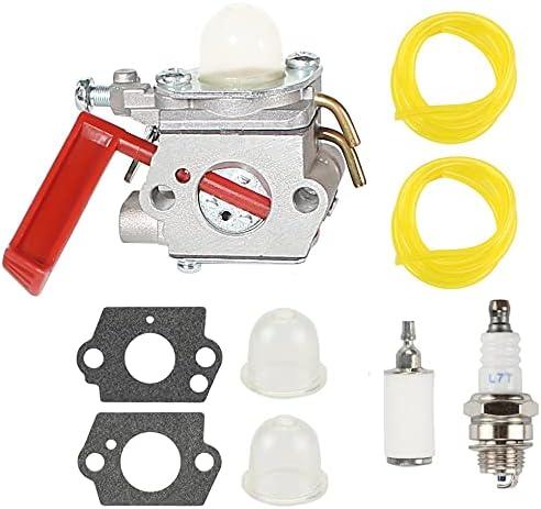 UT33600A Carburetor for Homelite UT33650A UT20760 UT33650 UT33600 UT26CSEMC UT26SSEMC UT20006 UT32601A UT32605 UT32651A UT32651 26cc Trimmer Ryobi 308054077 308054088 308054043