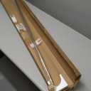 Curtain Rods for Windows 66-130 Inches - Industrial 1-Inch Wrap Around Gold Design - Indoor/Outdoor Room Divider - Adjustable Gold Curtain Rods, 30-120"