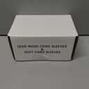 400ct Card Savers - Includes 200ct Semi Rigid Card Holders & 200ct Soft Card Sleeves, Semi Rigid Baseball Cards Sleeves Protectors, Fits Graded Trading Cards, Semi Rigid Card Sleeve with 1/2" Lip