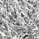 Keoferlo Crinkle Paper Filler Gift Box Filler 1/2 LB Easter Box Baskets Stuffing Cut Shredd Silver Grass for Valentine Day Gift Baskets Packing Shipping Decorations Wrappings