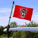 College Flags & Banners Co. North Carolina State Wolfpack Golf Cart Flag Pole and Holder Mounting Bracket