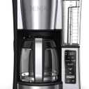Ninja 12-Cup Programmable Coffee Brewer, 2 Brew Styles, Adjustable Warm Plate, 60oz Water Reservoir, Delay Brew - Black/Stainless Steel